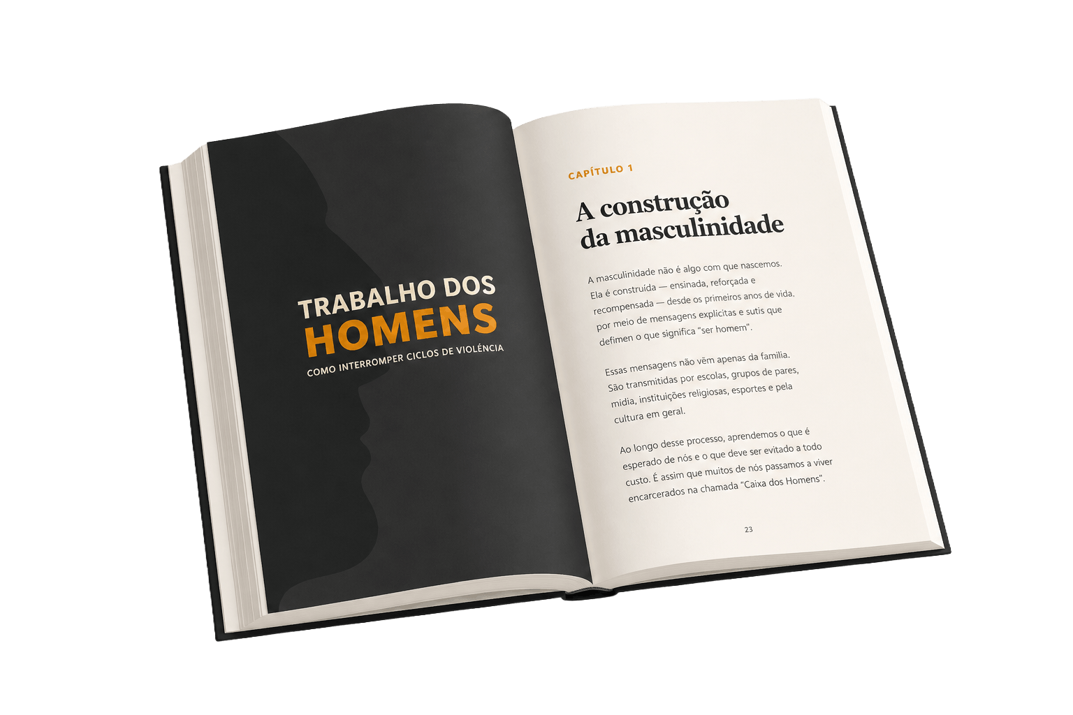 Livro Trabalho dos Homens, de Paul Kivel, edição brasileira
